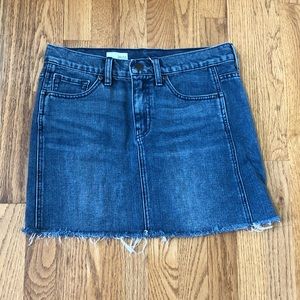 gap jean skirt
